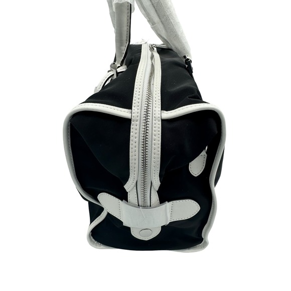 NWT - Michael Kors “MK” - Connie - Black & White LG Duffle Bag - Picture 3 of 7